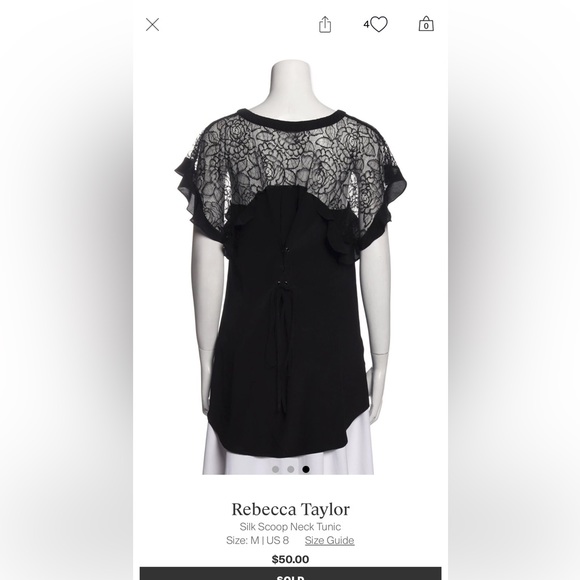Rebecca Taylor top - Picture 2 of 3